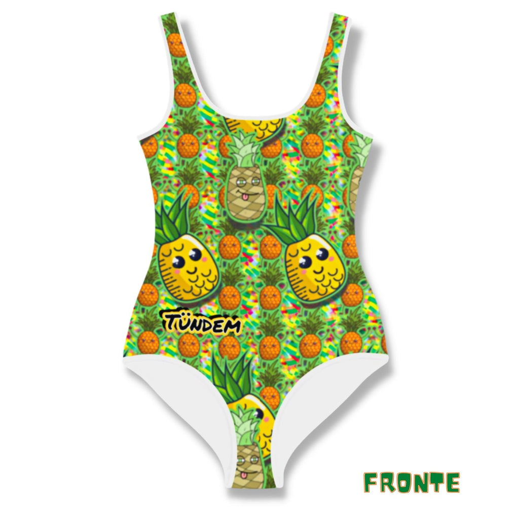 Costume fronte bambina-ananas-personalizzabile tundem-2022