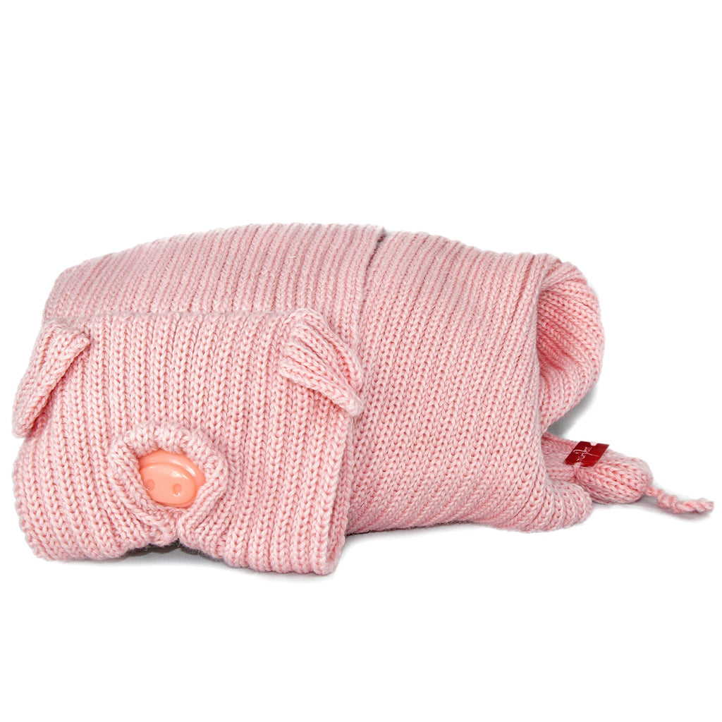Coordinato-pretty pig-sciarpa-rosa-femmina-bambina-tundem