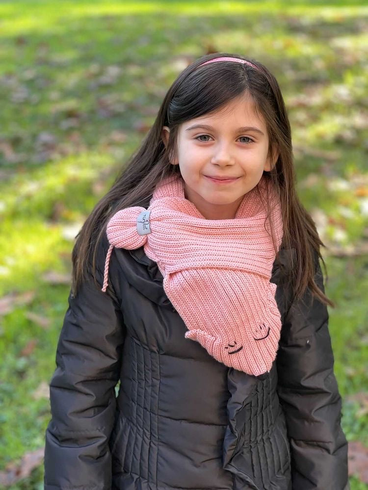 Buff Scaldacollo Per Bambini | Tricot E Pile | Sibylla Purple - Foto 2